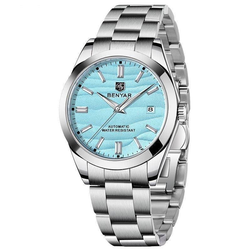 Benyar Calendar Luminous Men's Mechanical Watch