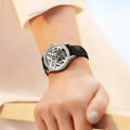 AGELOCER Original Schwarzwald Watch Women's Luxury Watch Skeleton Automatic Mechanical.