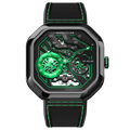 AGELOCER Original Volcano Watch Men's Luxury Luminous Skeleton Automatic Mechanical Watch Birthday Gift for Men