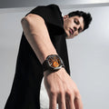 AGELOCER Original Volcano Watch Men's Luxury Luminous Skeleton Automatic Mechanical Watch Birthday Gift for Men